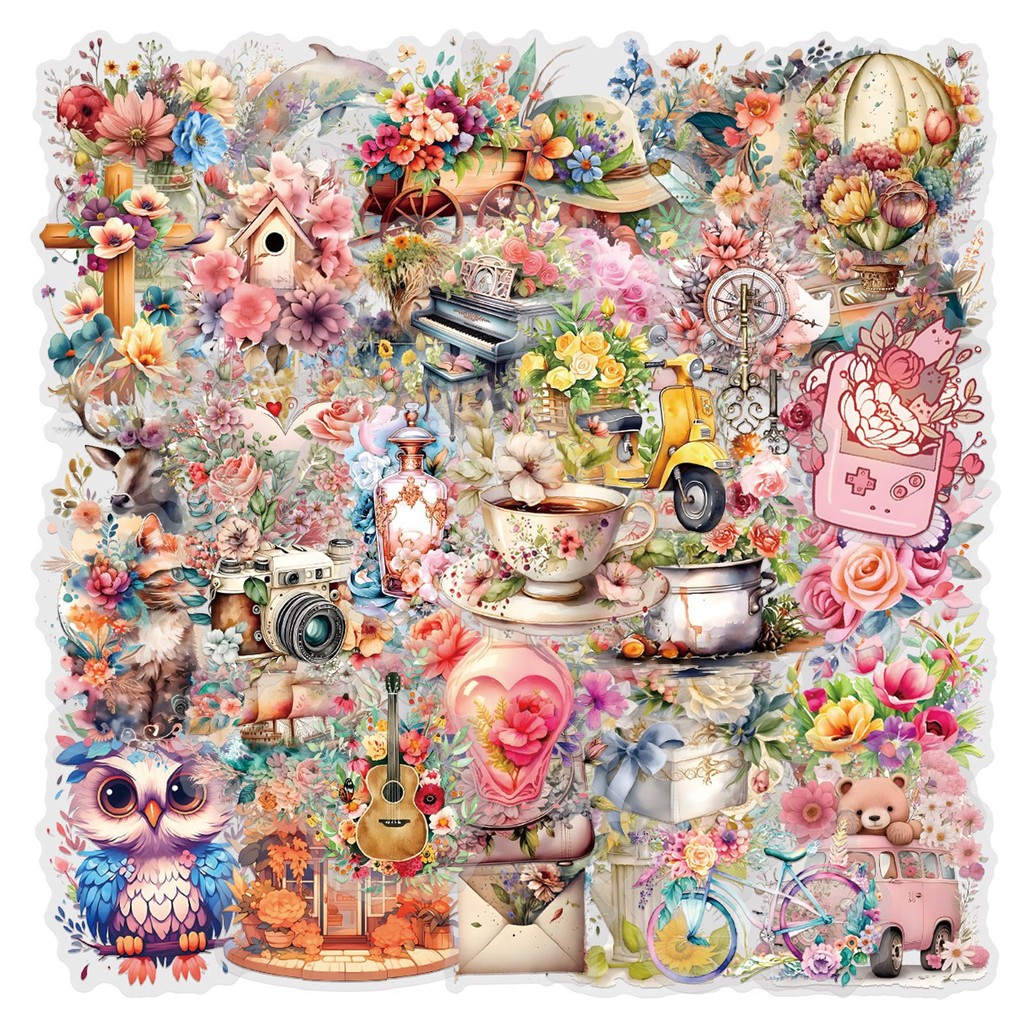 Pet Supplies In Store - 57 Buah Paket Stiker 
