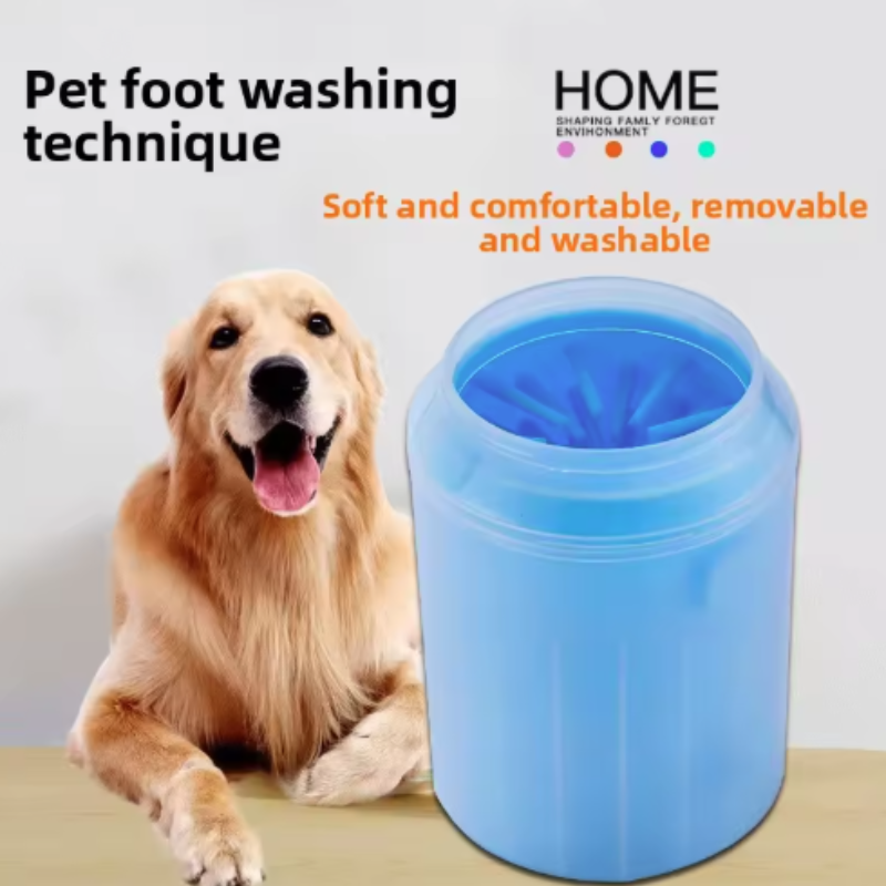 Pet Supplies Dropshipping - Cangkir Pembersih Cakar Anjing Sisir Silikon