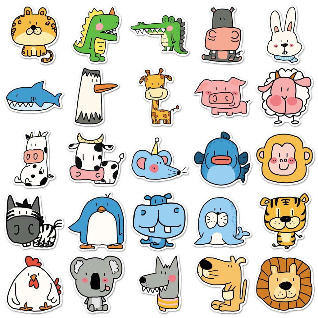 50 Lembar Stiker Hewan Kebun B - Pet Supplies In Store ulasan dan harga