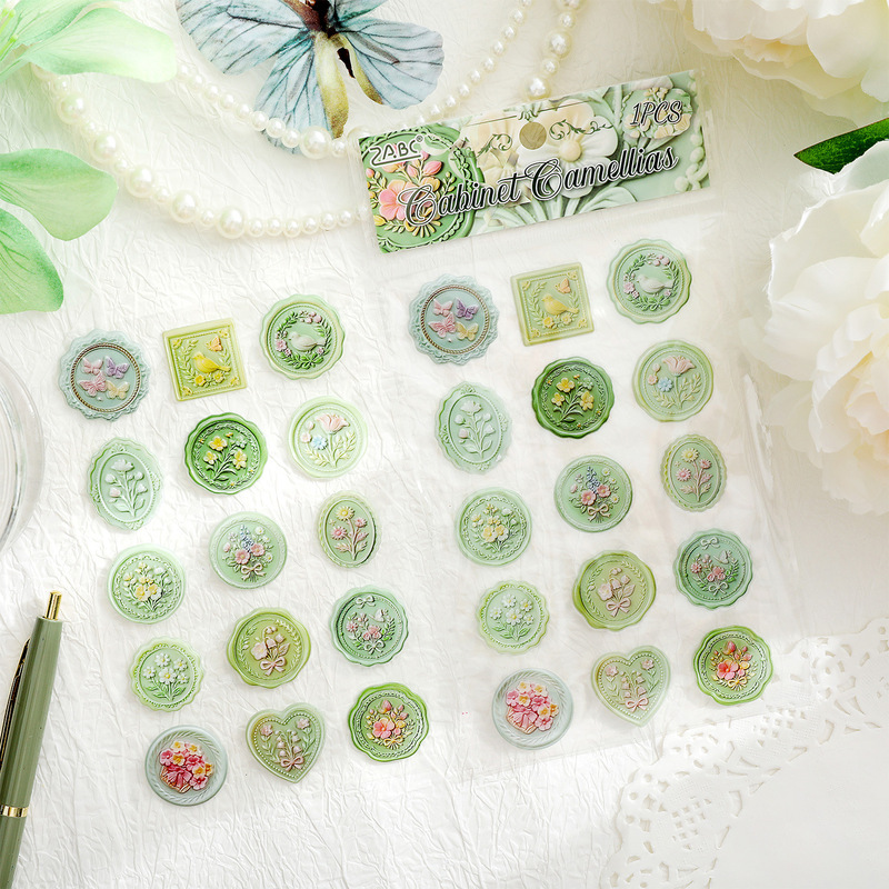 1 paket/15 buah stiker segel l - Pet Supplies Dropshipping ulasan dan harga